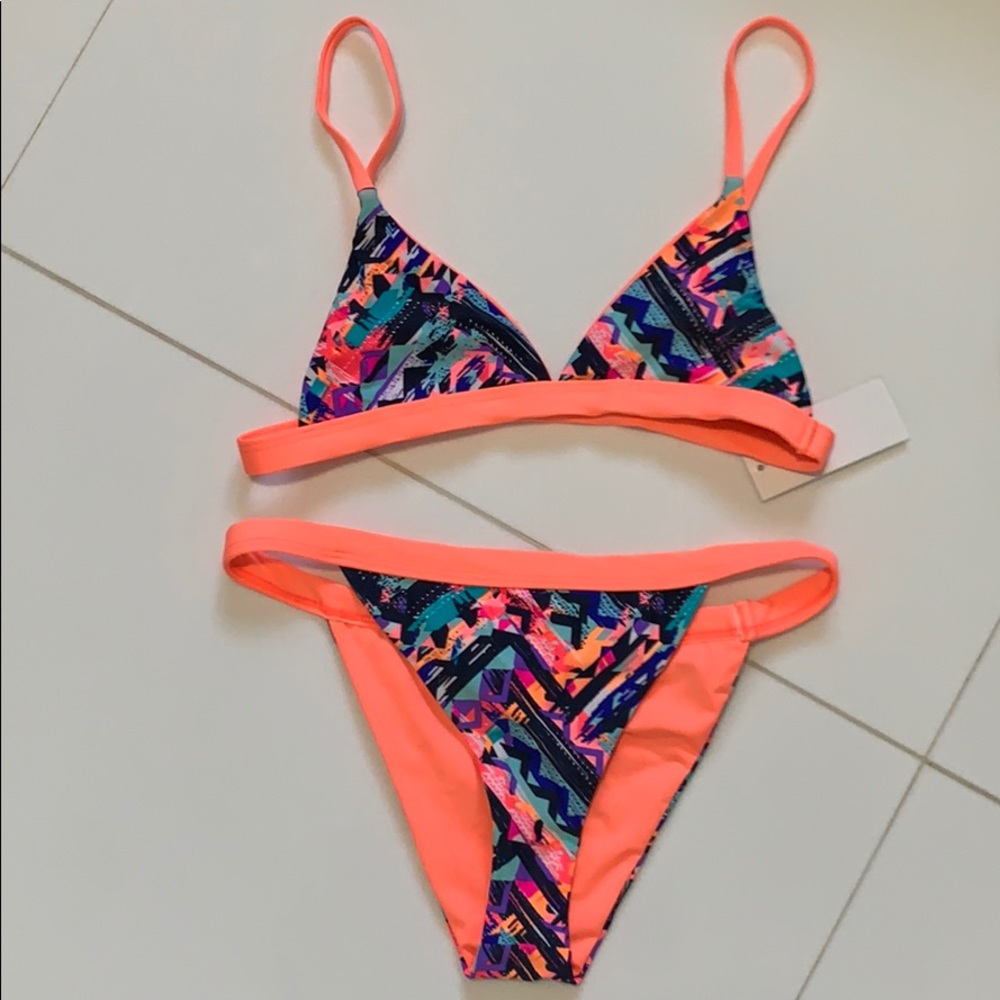 NEON SALMON Bikini